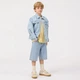Джинсовый жакет Molo Honore Sun-bleach Blue, цвет голубой, размер 110 (5S25M301.5480) - изображение 4