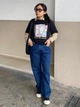 Футболка хлопковая женская Uniqlo 877068785 S Черная (1159856459) - изображение 20