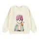 Свитшот Molo Maxi Kitty Miauu, цвет бежевый, размер 122 (2W25J211.9730) - изображение 1