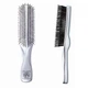 Расческа для волос Scalp Brush Plus S-HEART-S,коротка, срібла - изображение 2