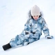 Зимовий термокомбінезон Molo Polaris Fur Polar Bear Joy, колір блакитний, розмір 116 (5W24N204.9111) - зображення 2