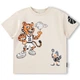 Футболка Molo Rodney Basket Mascots, колір бежевий, розмір 104 (1S26A212.9887) - зображення 1