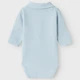 Боді Name it Mason Blue, колір блакитний, розмір 62 (251.13236005.NMIS) - зображення 3