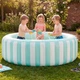 Детский круглый надувной бассейн Intex Coastal Luxe Pool 168×53 см, 462 л, бассейн для детей от 3 лет для двора и дачи - изображение 1