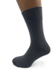 Набір чоловічих бавовняних шкарпеток Cool Socks Cotton Geometry Grey, сірі високі з геометричним візерунком (10 пар) розмір 38-42 - изображение 3