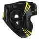 Шолом боксерський шкіряний з повним захистом Zelart Pro Training 9358 розмір XL Black-Yellow - зображення 2