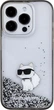 Etui Karl Lagerfeld Liquid Glitter Choupette do Apple iPhone 15 Pro Max Transparent (3666339164225) - obraz 3