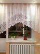 Тюль арка жаккард Gardinaland высота 135 см ширина 275 см белая с тесьмой (Арт 20р) - изображение 2
