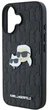 Панель Karl Lagerfeld Monogram Karl & Choupette Head Pin для Apple iPhone 16 Black (3666339329365) - зображення 5
