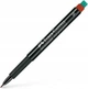 Маркер перманентный Faber-Castell OHP Multimark, 0,4мм. S, Multimark, Красный, (152321) - изображение 1