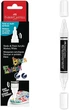Маркер акриловий Faber-Castell, 1 мм., 3 мм., BLACK EDITION, двосторонній, Білий, (285511) - зображення 3