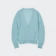 Кардиган Uniqlo LIGHT V NECK розмір S синій (454767) - зображення 2