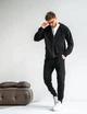 Мужской спортивный костюм на молним демисезонный Teamv Oversize ZIP черный M - изображение 1