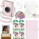 Набор камера моментальной печати Fujifilm Instax Mini Evo Hybrid Gentle Rose + чехол + фотопленка 40 шт + фотоальбом 108 + наклейки 20 шт + защитная пленка + светодиодная фоторамка - изображение 1