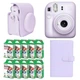 Набір камера моментального друку Fujifilm Instax Mini 12 Purple + чохол + фотоплівка 100 шт + фотоальбом 108 - зображення 1