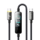Кабель Mcdodo USB-C – USB-C 240W з TFT дисплеєм, PD швидка зарядка 5A, 1.2 м, чорний CA-8750 - зображення 1