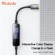 Кабель Mcdodo USB-C – USB-C 240W з TFT дисплеєм, PD швидка зарядка 5A, 1.2 м, чорний CA-8750 - зображення 3