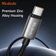 Кабель Mcdodo USB-C – USB-C 240W з TFT дисплеєм, PD швидка зарядка 5A, 1.2 м, чорний CA-8750 - зображення 7