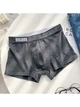 Чоловічі труси боксери бавовняні базові, нижня білизна, Classic Boxers, (темно-сірий), S - зображення 1