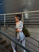 Лосины с пуш ап спортивные женские для фитнеса, леггинсы с V-образным поясом, огненные, Burn, (серый), S - изображение 8