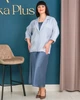 Піджак Alenka Plus 2074-2, 54, блакитний - изображение 6