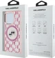 Панель Karl Lagerfeld IML Monogram Karl & Choupette Head MagSafe для Apple iPhone 15 Pro Pink (3666339285043) - зображення 5