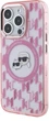 Панель Karl Lagerfeld IML Monogram Karl & Choupette Head MagSafe для Apple iPhone 15 Pro Pink (3666339285043) - зображення 2