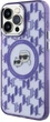 Панель Karl Lagerfeld IML Monogram Karl & Choupette Head MagSafe для Apple iPhone 15 Pro Purple (3666339285180) - зображення 2