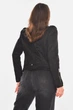 Куртка-косуха женская из экозамши черного цвета Fashion размер 42-44 (210839) - изображение 3