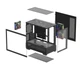 Корпус DeepCool CG380 3F Black (R-CG380-BKAGM3-G) без БЖ ( 26294 ) - зображення 3