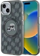 Панель Karl Lagerfeld IML Monogram Karl & Choupette Head MagSafe для Apple iPhone 15 Black (3666339284886) - зображення 1