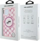 Панель Karl Lagerfeld IML Monogram Karl & Choupette Head MagSafe для Apple iPhone 15 Pink (3666339285029) - зображення 8