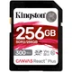 Карта памяти SDXC Kingston Canvas React Plus 256GB C10 UHS-II U3 V90 R 300 Mb/s W 260 Mb/s Black (SDR2/256GB) - изображение 1