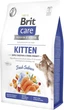 Сухой корм для котят Brit Care Cat GF Kitten Gentle Digestion Strong Immunity с лососем 2 кг - изображение 1