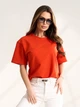 Футболка ISSA PLUS 15554 XL оранжевая (issa2007682795529) - изображение 1
