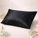 Шелковая наволочка Diana Textile 1 шт, Чорний, 50x70 см - изображение 1