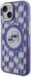 Панель Karl Lagerfeld IML Monogram Karl & Choupette Head MagSafe для Apple iPhone 15 Purple (3666339285166) - зображення 2
