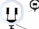 Лампа Fill light 36 см черная USB светодиодная с держателями для смартфона модель LC-368 Flower Type - изображение 2