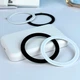 Кольцо Silicone MagSafe 0.6мм голубое для смартфонов с магнитным креплением - изображение 7