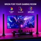 RGB лампа 10Вт 42см USB ABS пластик для освітлення настільного ПК DX21005-42CM-BT-2 чорний - зображення 7