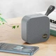 Портативна колонка Hoco HC22 5Вт 1200mAh Bluetooth 5.2 USB AUX FM Сірий Пластик - зображення 4