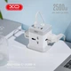 Подовжувач мережі 2500 Вт 2 м 4AC 3 USB Type-C білий XO WL20 - зображення 6