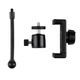 Лампа Fill Light 33 см 3200-5500K с пультом и держателем для телефона черный модель QX-330 - изображение 5