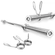 Гриф для штанги прямий олімпійський Cornix 220 см 50 мм без підшипників XR-0417 - зображення 1