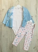 Костюм для девочки Carters 121I722 76-81 см Голубой - изображение 3