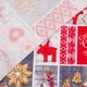 Ткань скатертная рогожка 100%хб Новогодняя (163г/м.кв150см пог.м) 168267 - изображение 4