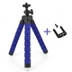 Штатив тринога гнучка скріпленням для фотоапарата selfie flexi pod Синій - зображення 1