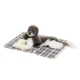 Плед Pet Fashion Bliss 1 для собак і котів плюш сірий картатий 70.5х55,5 см 4823082441334 - зображення 5