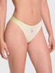 Женские трусики Victoria's Secret (282995498794) Logo Cotton Shine High-Leg Thong L желтые - изображение 1