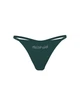 Женские трусики Victoria's Secret (2889177891784) Logo Cotton Scoop Thong L зеленые - изображение 3